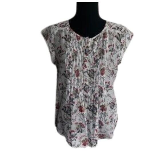 Joie Light and Airy Floral Print Top Blouse - xs - Picture 1 of 10